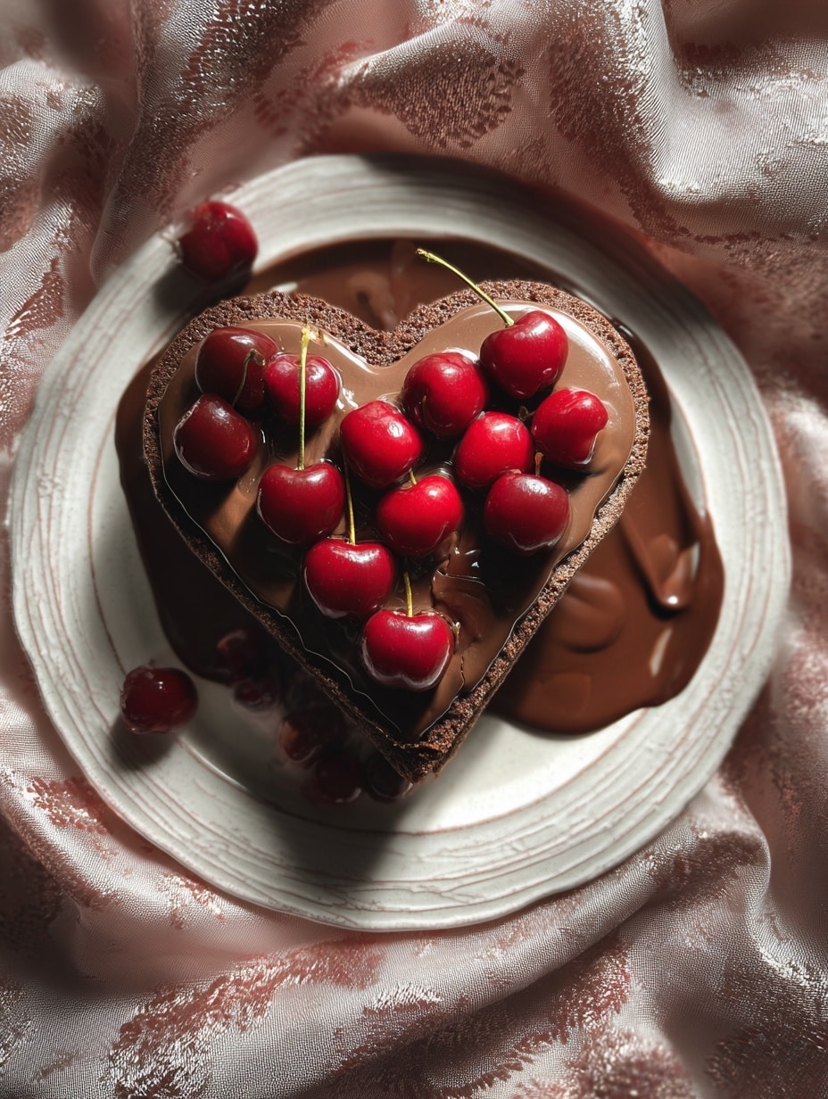Valentine's Day Chocolate Strawberry Cake Recipe - Recipe Image