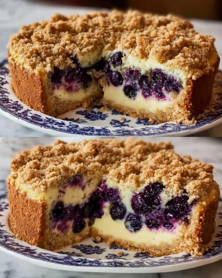 Sherry’s Blueberry Cream Cheese Crumb Cake Recipe