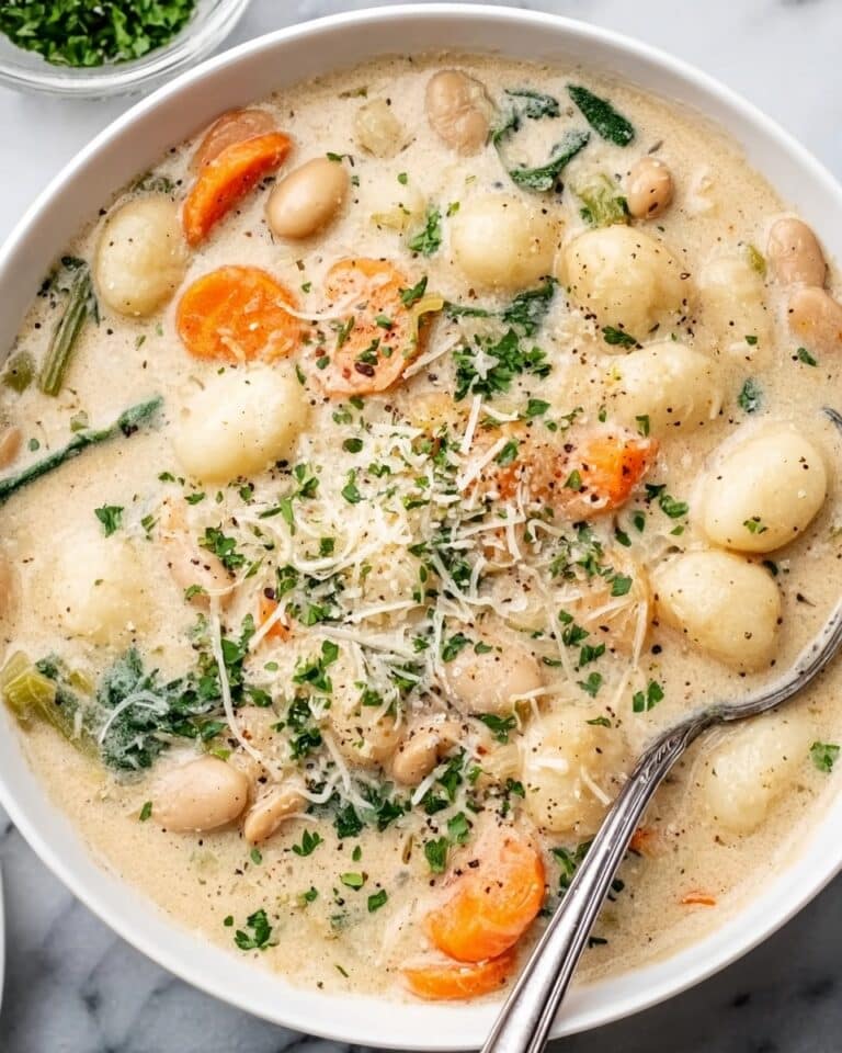 Vegan Chickpea Gnocchi Soup Recipe