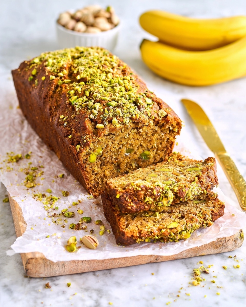 Pistachio Banana Bread Recipe - Recipe Image