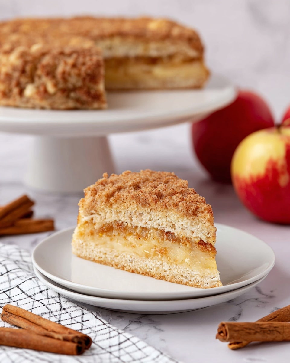 Easy Apple Oatmeal Cake Recipe - Recipe Image