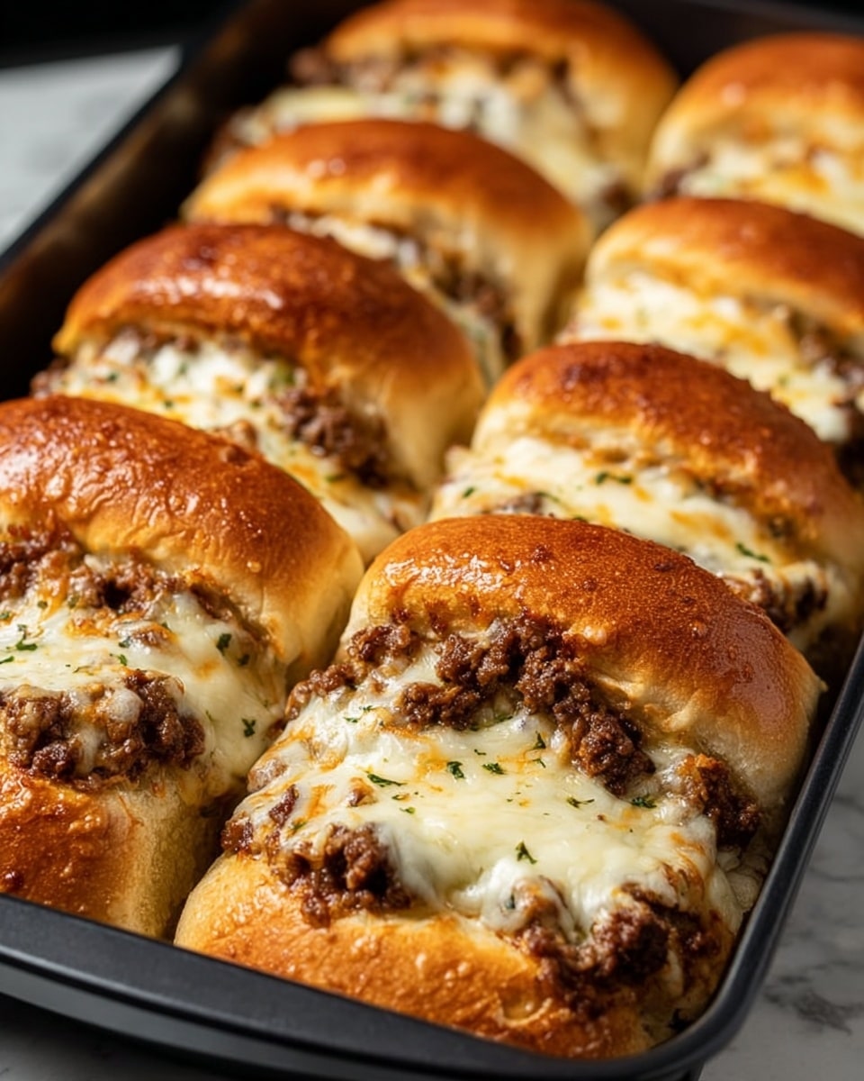 French Garlic Philly Cheesesteak Bread Recipe - Recipe Image