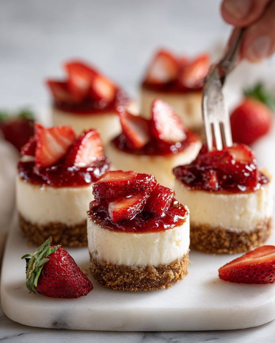 Strawberry Cheesecake Bites Recipe - Recipe Image