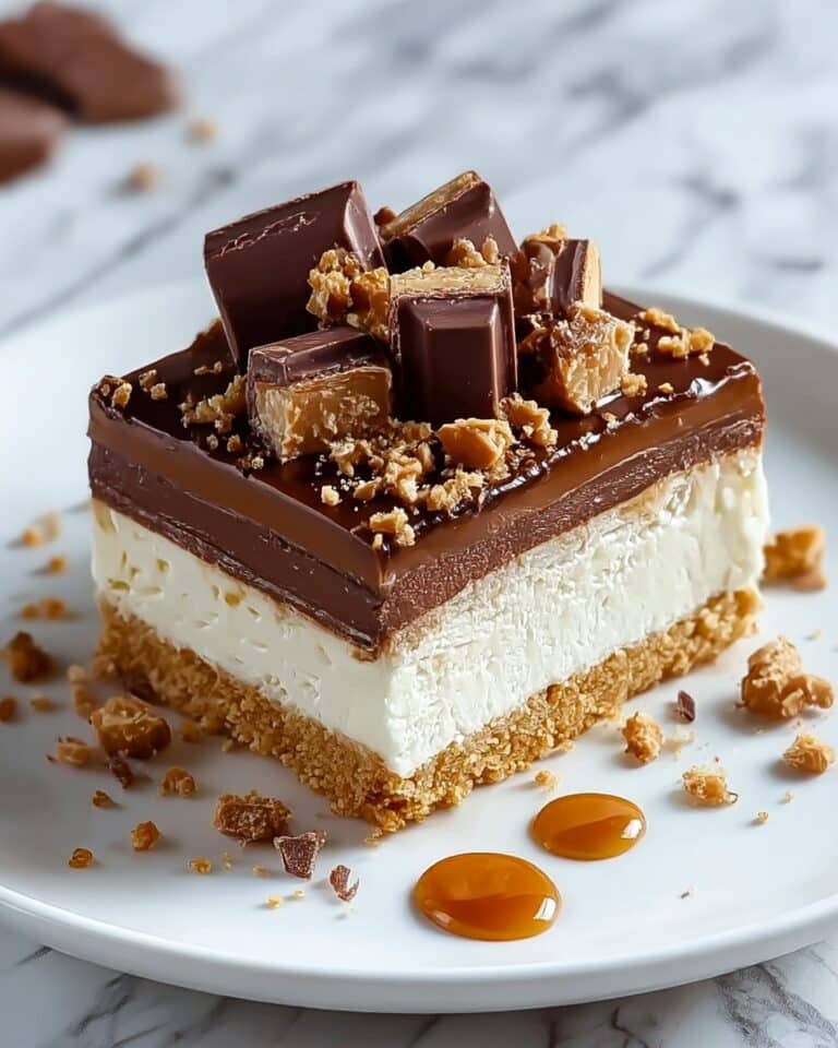 Homemade No-Bake Twix Cheesecake Recipe