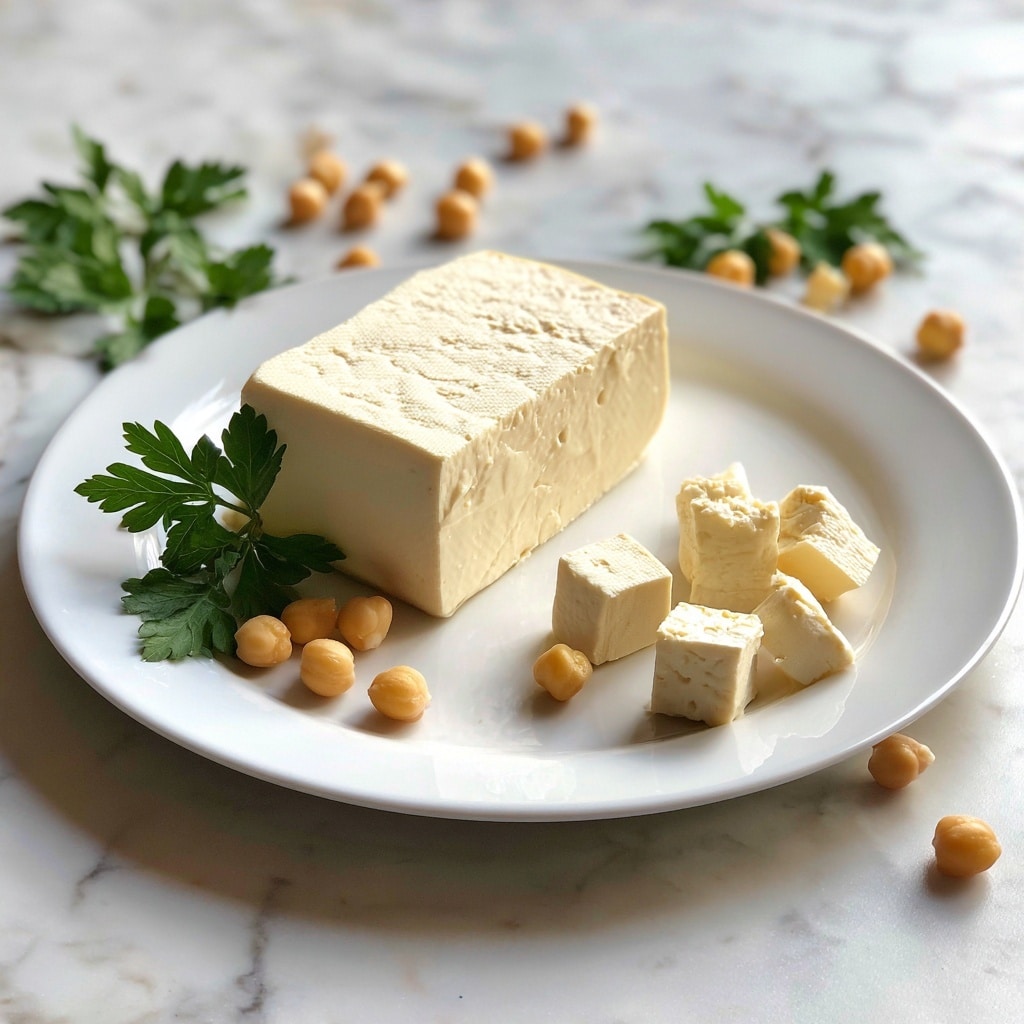 Chickpea Tofu (Burmese Tofu) from Scratch Recipe - Recipe Image