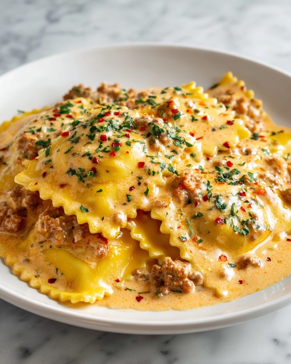 Sausage Alfredo Ravioli Lasagna Recipe - Recipe Image