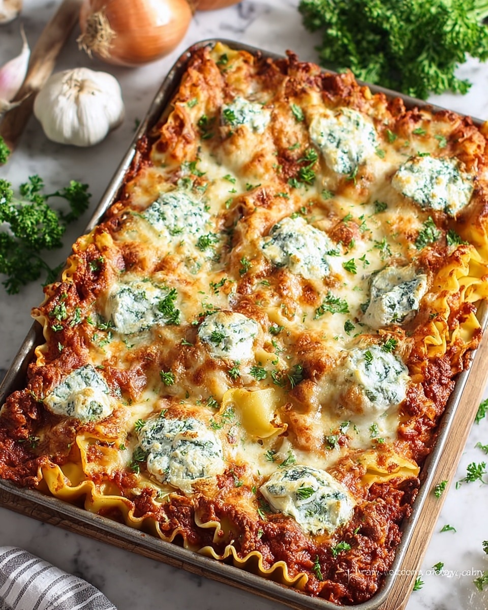 Sheet Pan Lasagna Recipe - Recipe Image
