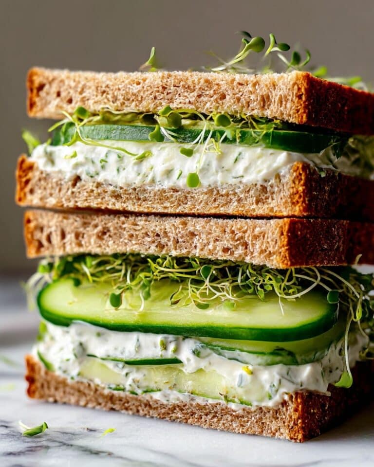 Easy Cucumber Salad Sandwiches Recipe
