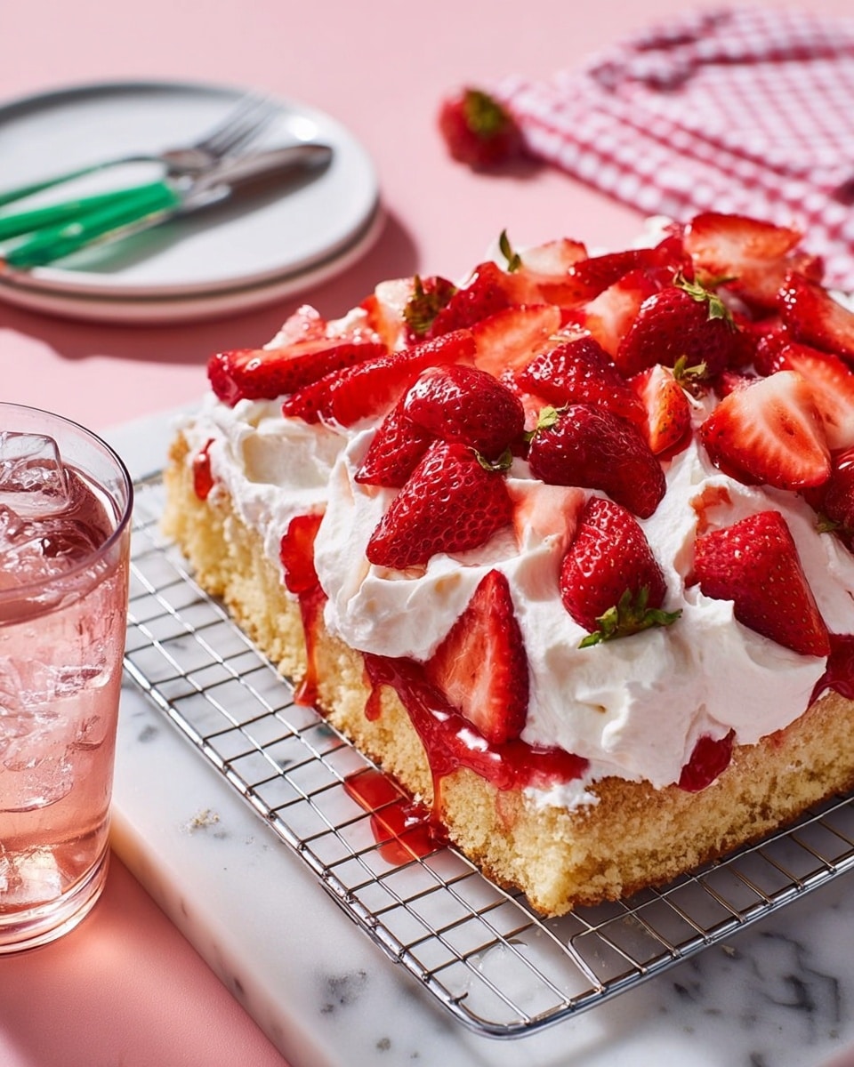 Giant Strawberry Shortcake Recipe - Recipe Image