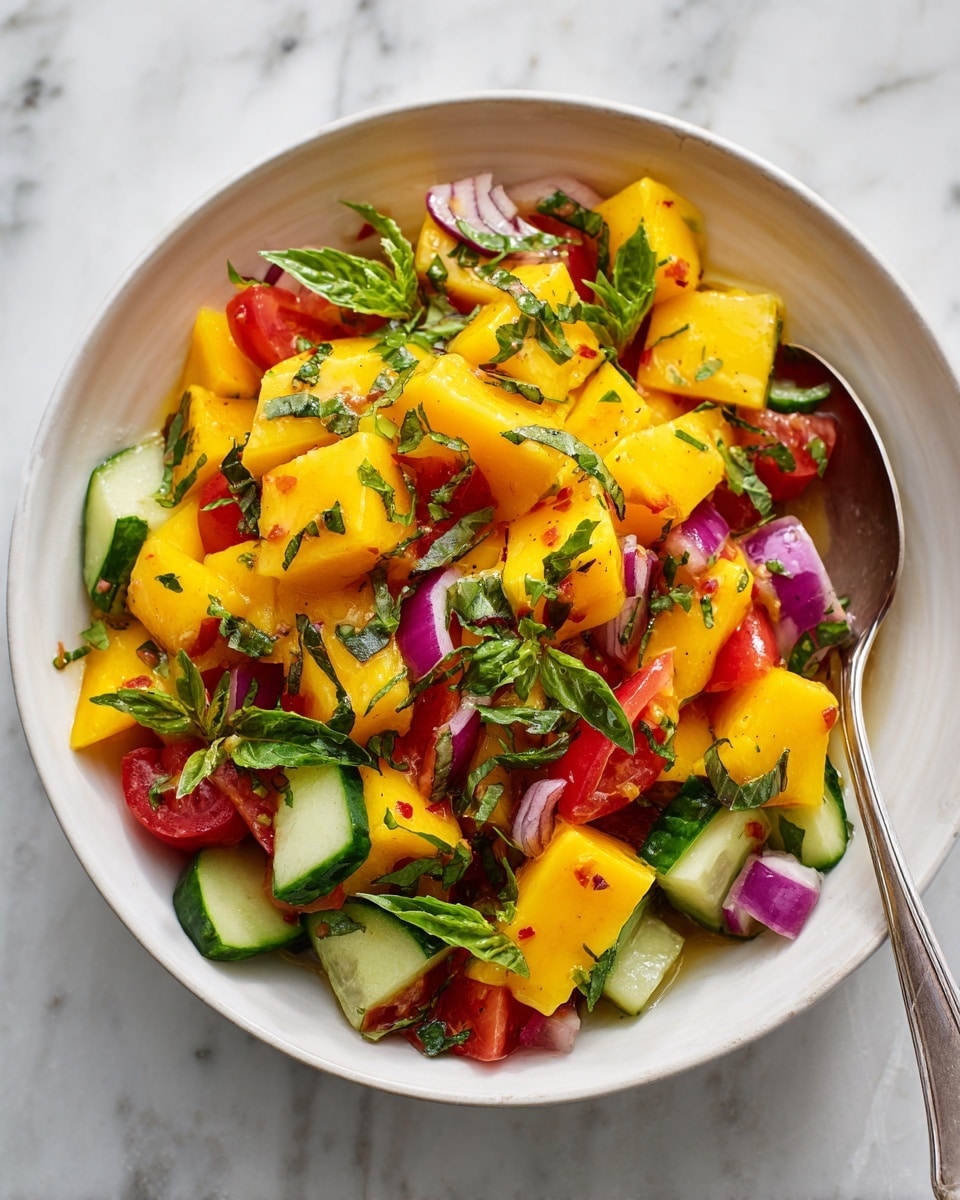Mango Salad: A Refreshing Tropical Delight Recipe - Recipe Image