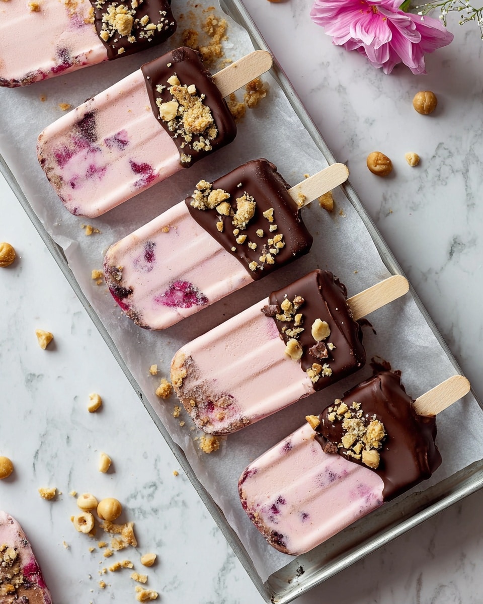High Protein Banana Split Dilly Bars Recipe - Recipe Image