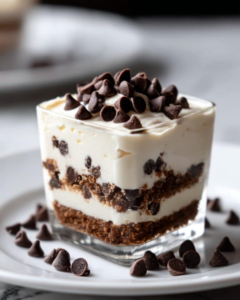 Chocolate Chip Cookie Layered Pudding Dessert Recipe