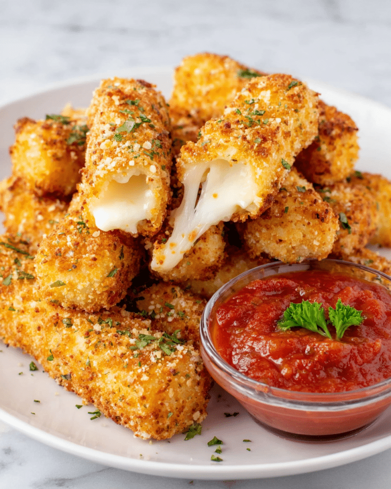 Air Fryer Mozzarella Sticks Recipe