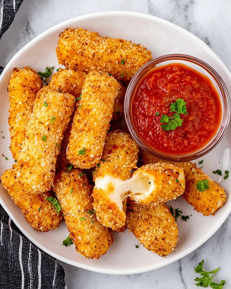 Air Fryer Mozzarella Sticks Recipe - Recipe Image