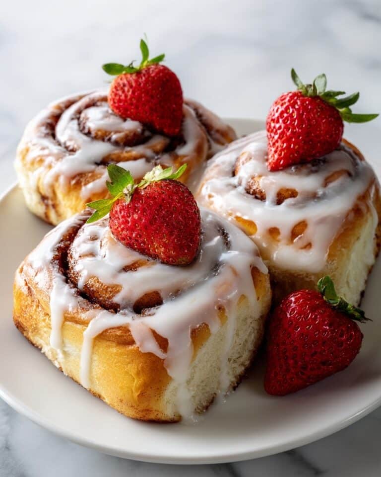 Strawberry Cheesecake Cinnabon Rolls Recipe