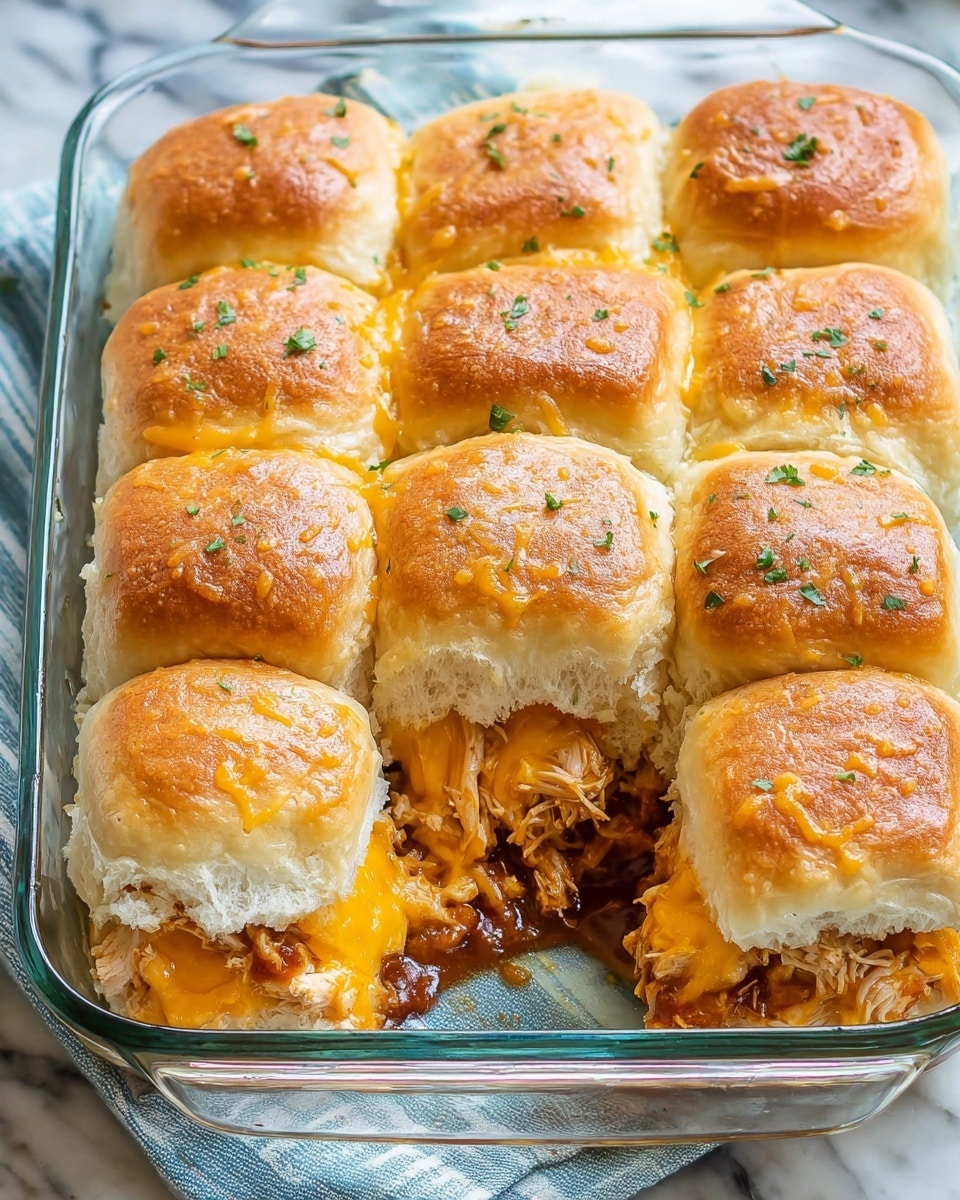 BBQ Chicken Sliders on Hawaiian Rolls Recipe - Recipe Image