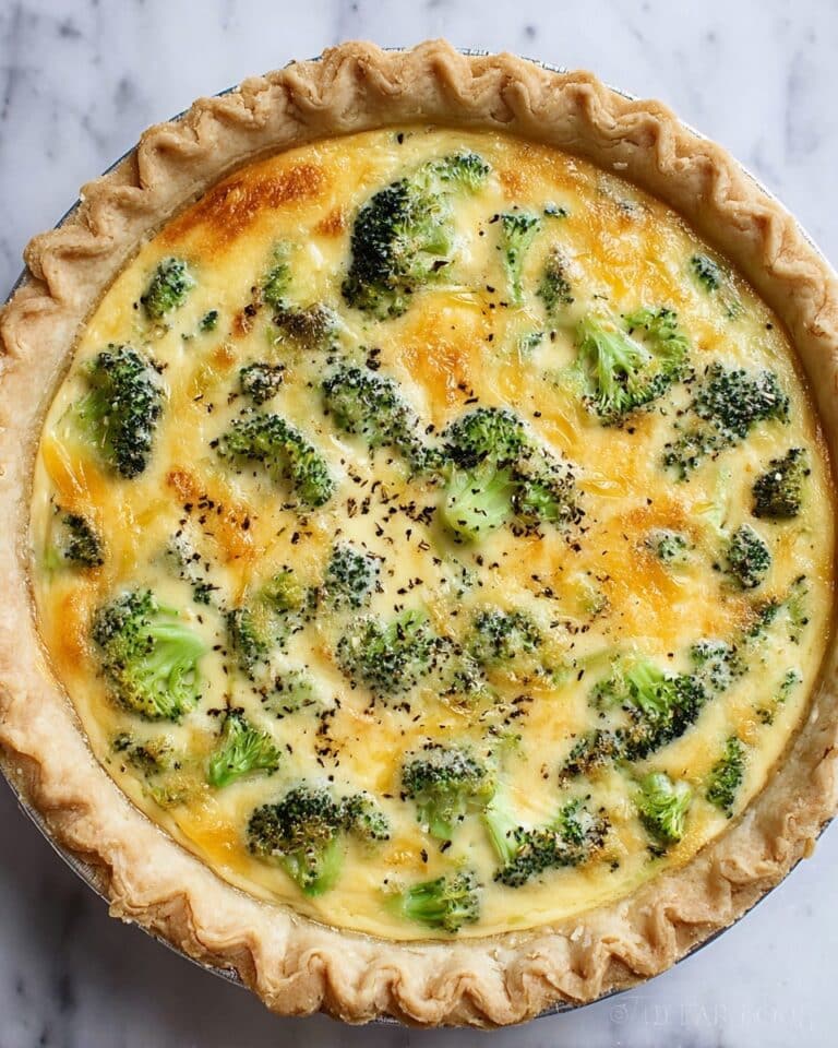 Broccoli Cheddar Quiche Recipe