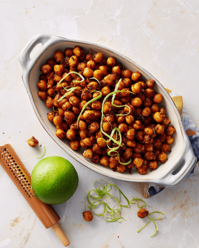 Air Fryer Crunchy Chili-Spiced Chickpeas Recipe