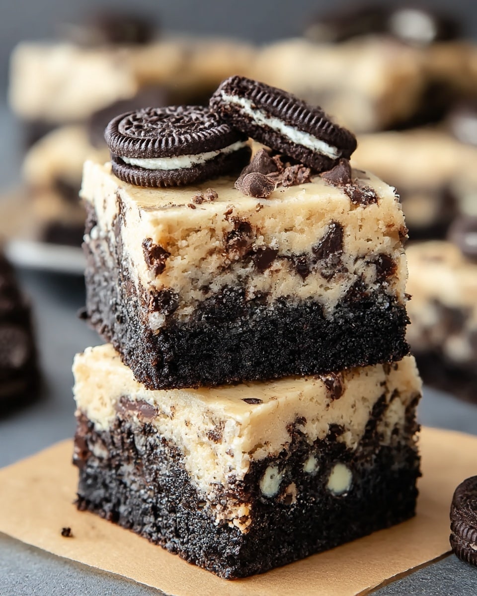 Fudgy Cookies and Cream Brownies That Melt in Your Mouth Recipe - Recipe Image
