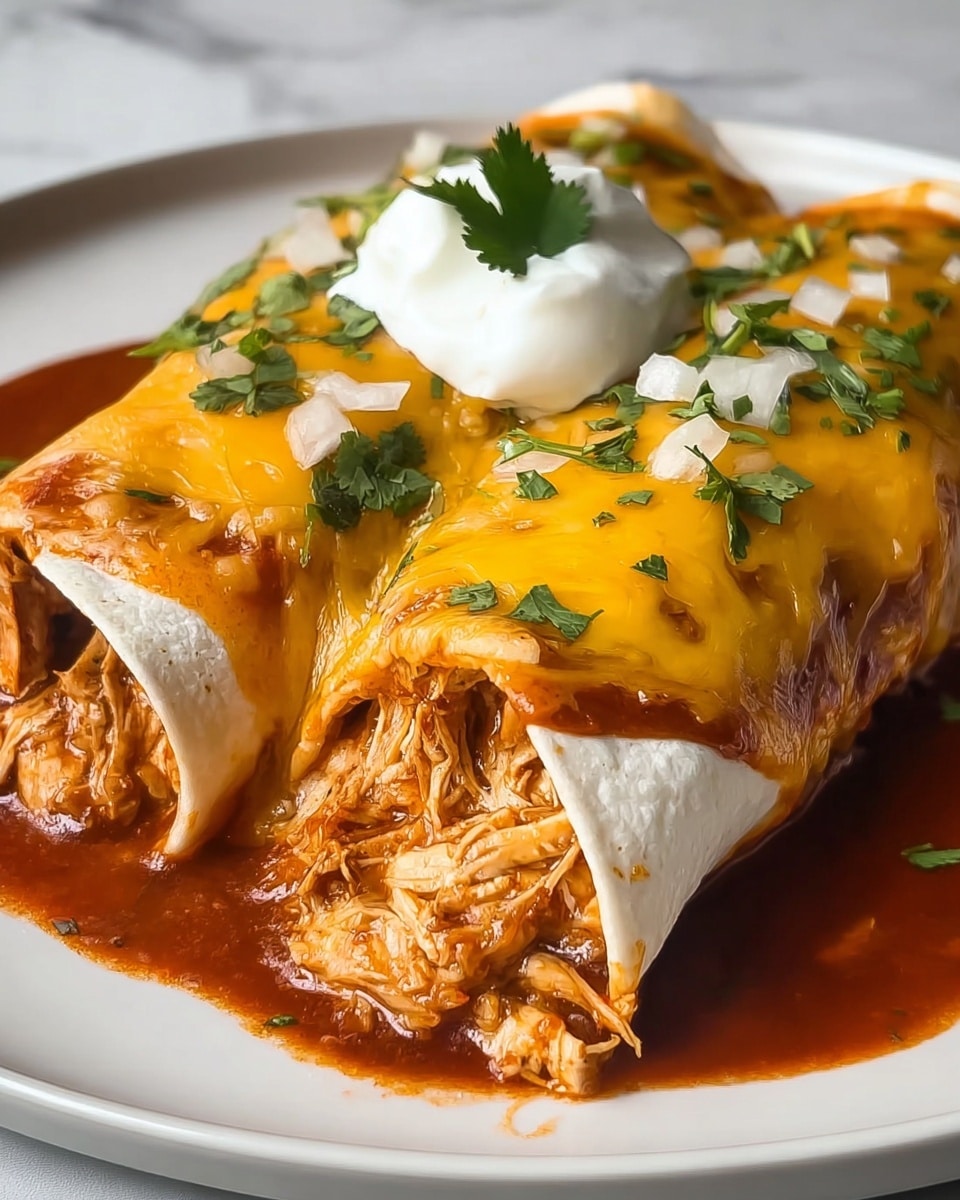 Shredded Chicken Enchiladas: 7 Irresistible Flavor Bombs Recipe - Recipe Image