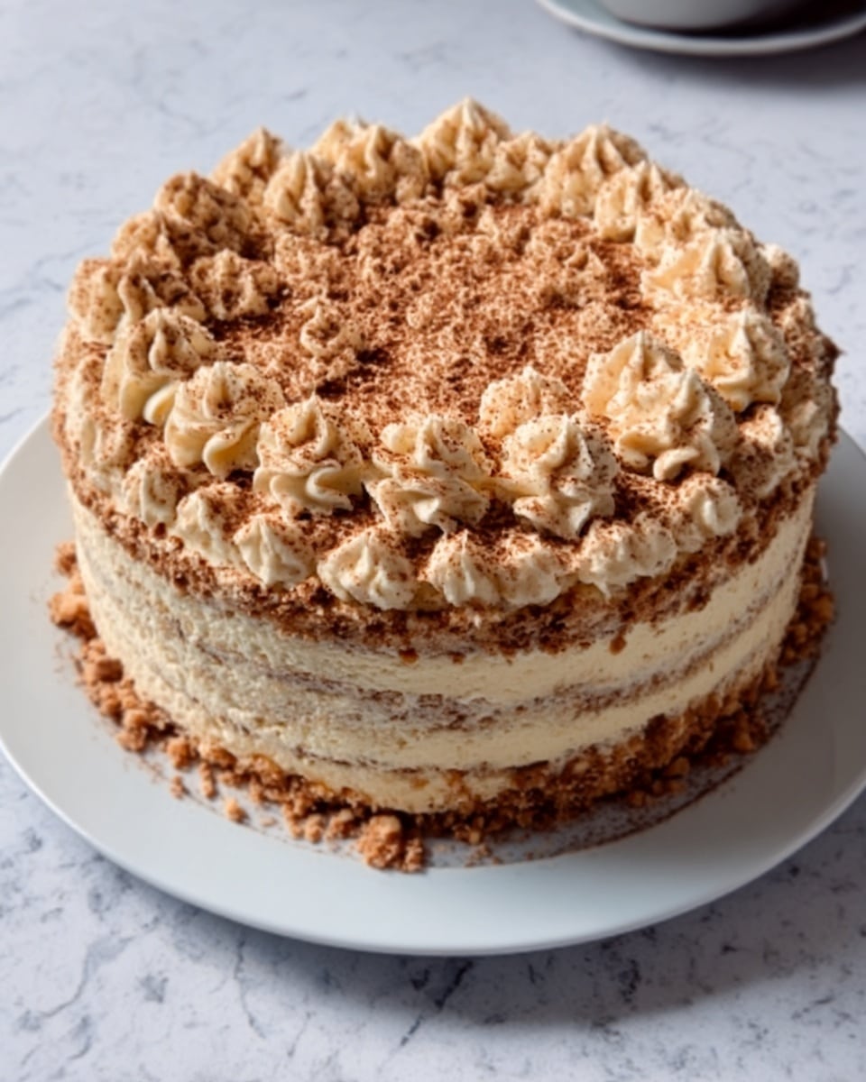 Decadent Italian Tiramisu Cheesecake Recipe - Recipe Image