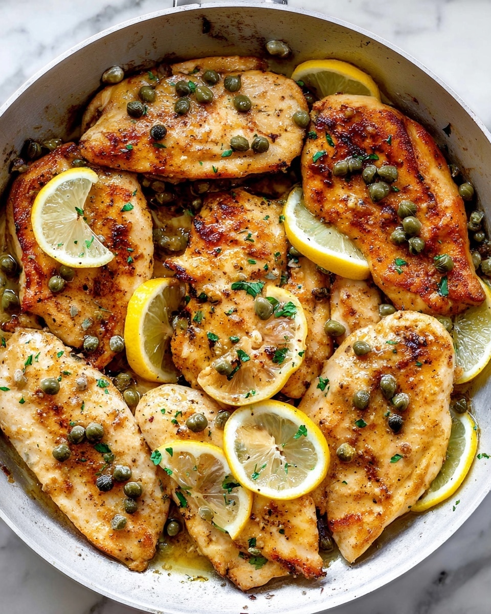 The BEST Chicken Piccata Recipe - Recipe Image